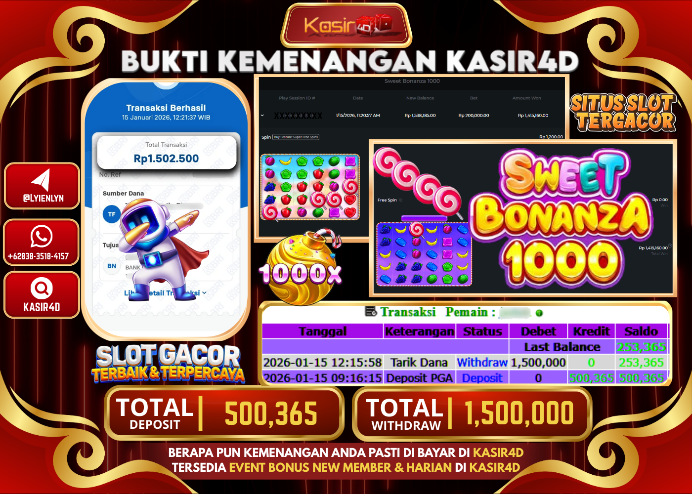 SWEET BONANZA 1000